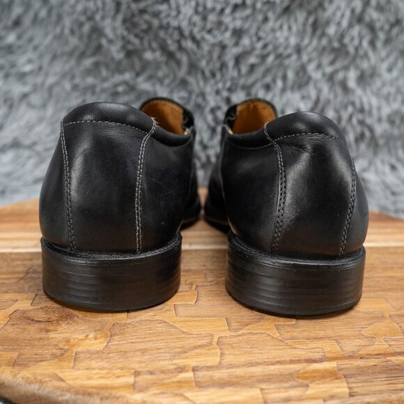 Mens Geox U Federico Z Slip‎ Ons - Black Leather, Size 9.5 US /42.5 EU main image 5